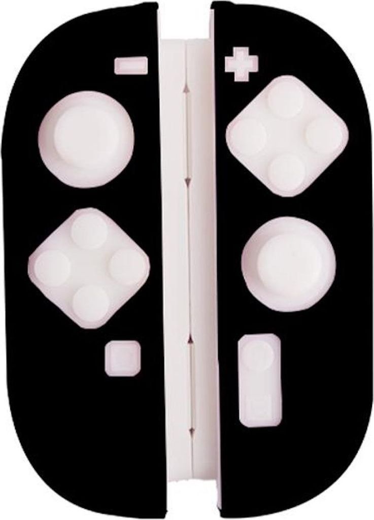 Für Nintendo Switch 2 Joy-Con Grip Design Soft Touch Silikon Schutz Hülle Schwarz