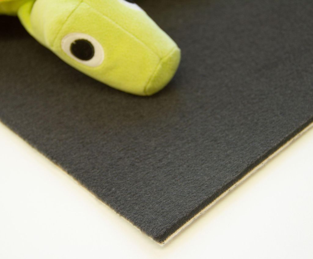 Steffensmeier Velours Teppichboden Palena Meterware | Auslegware für Kinderzimmer Wohnzimmer Schlafzimmer | Anthrazit, Größe: 100x600 cm