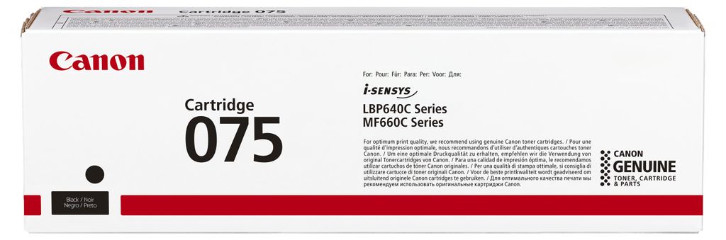 Toner Canon 075 BK           black              1400 Seiten Image du produit 
