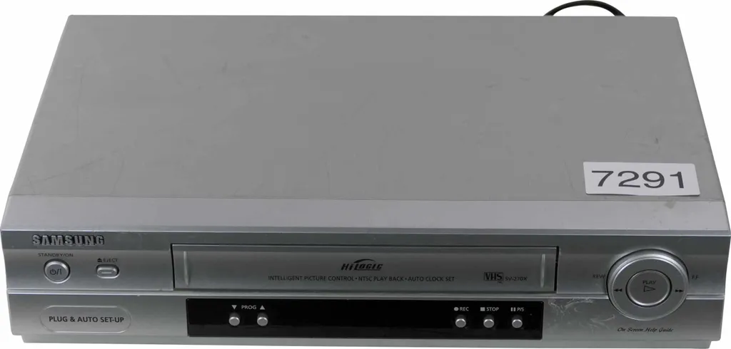 Réparer vos Souvenirs avec le Magnétoscope Samsung SV-270X Anti-Tracking
