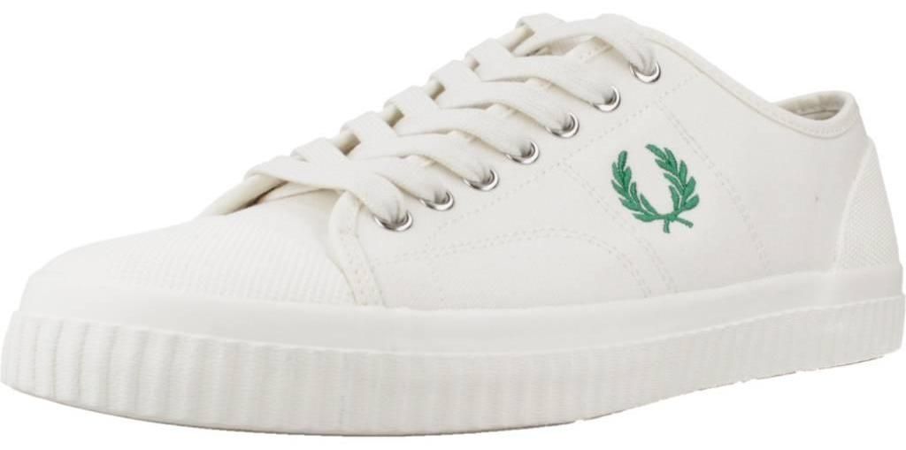 FRED PERRY HUGHES LOW CANVAS Weiß