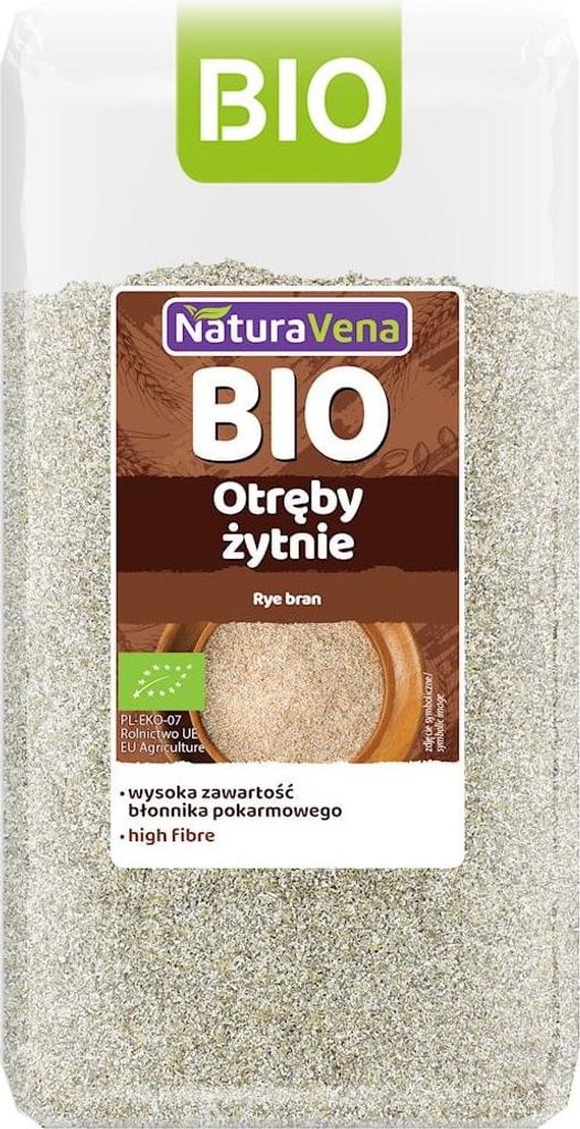 OTRĘBY ŻYTNIE BIO 500 g - NATURAVENA