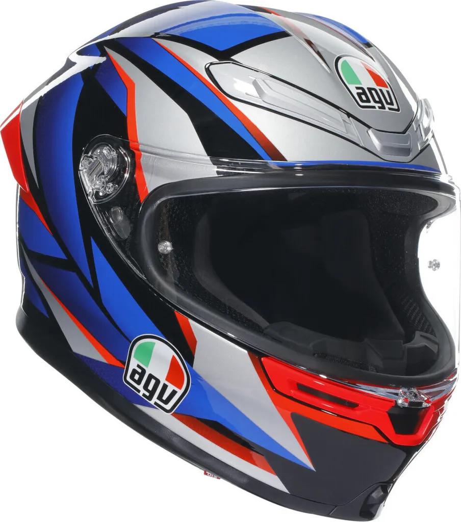 Casque AGV K6 S Slashcut : Sécurité Maximale et Confort Sans Buée M