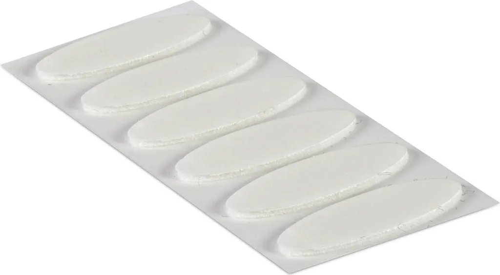 Pastilles Adhésives Ovales Blanches Super Slim VELCRO® Crochet Boucle