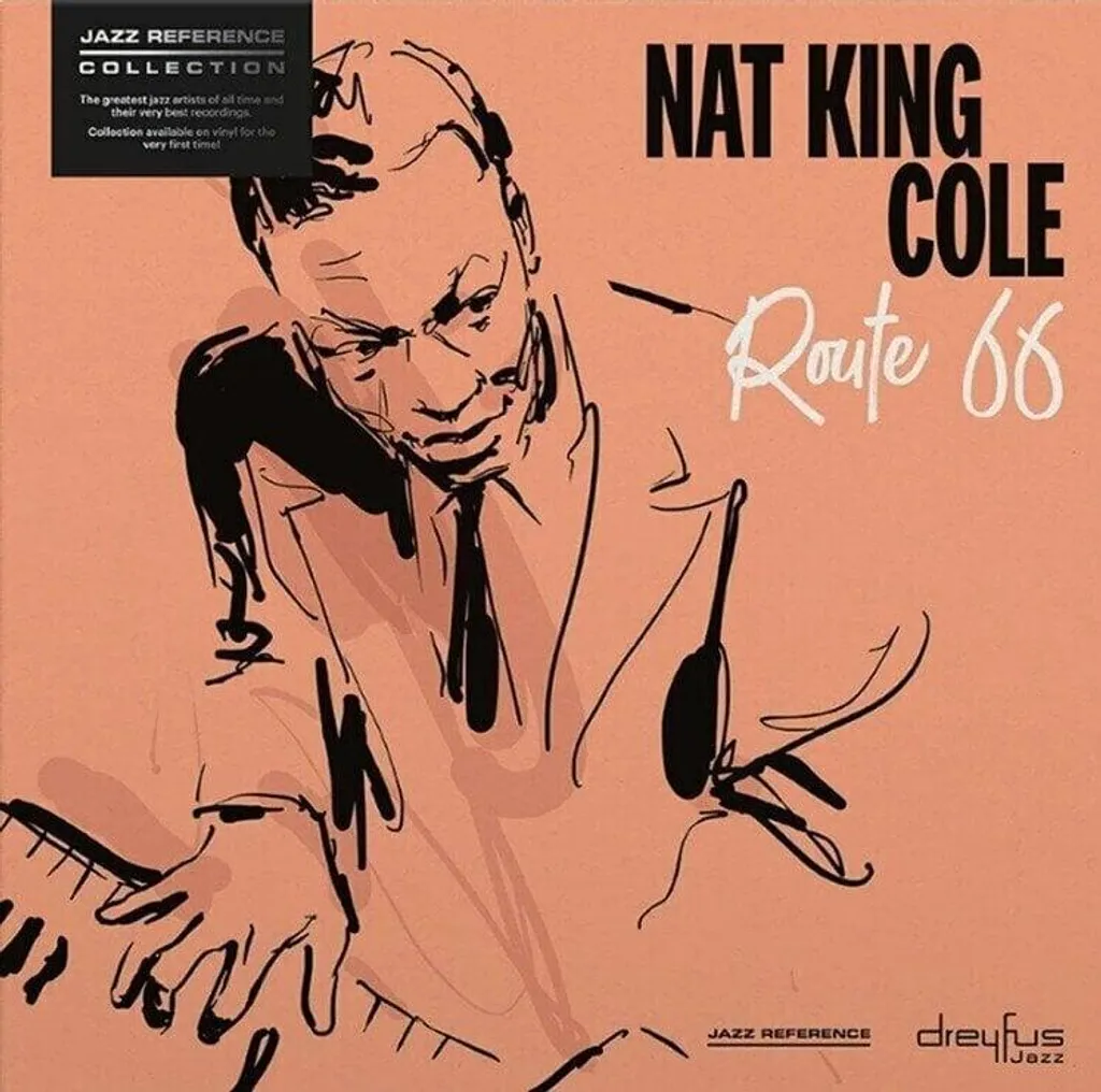 Disque Vinyle Nat King Cole Route 66 - Album 33 Tours Jazz de Collection