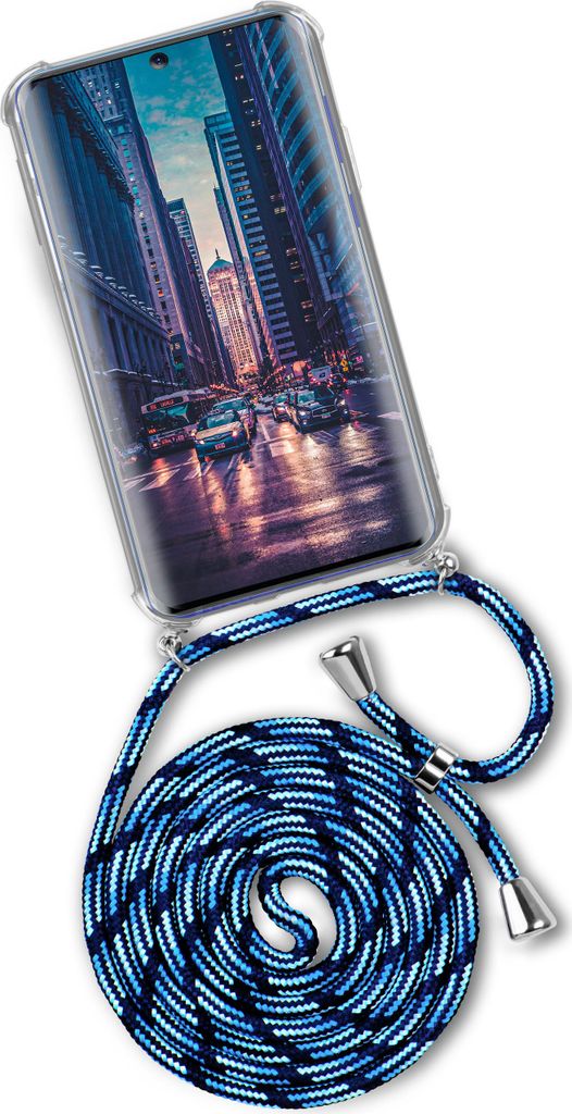 TWIST-Case + TWIST-Cord für Samsung Galaxy S20+, Farbe:City Dip (Silber)