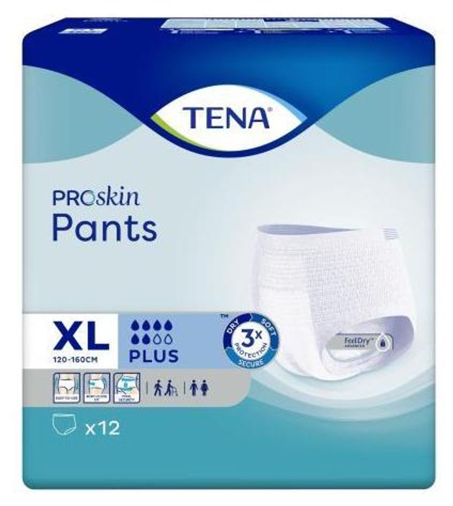 Kalhotky Tena Plus XL pro inkontinenci 4X12ks Obrázek produktu 