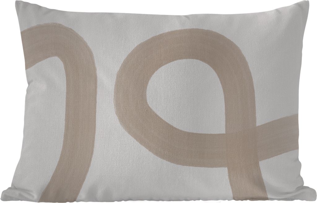 MuchoWow Outdoor Kissen - Abstrakt - Pastell - Design - 50x30 cm - Wetterfest - Lounge Kissen - Sofa kissen - Wohnzimmer Dekoration