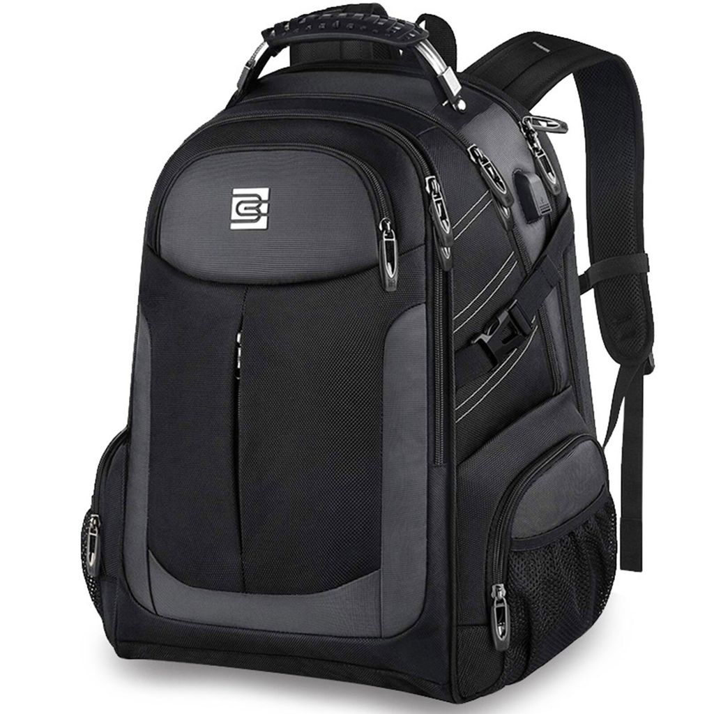 MODFU Laptoprucksack Laptop Rucksack Wasserbeständig Laptoptasche für 20 Zoll Laptop mit USB-Anschluss,Anti-Diebstahl,Backpack mit Laptopfach,Sch...