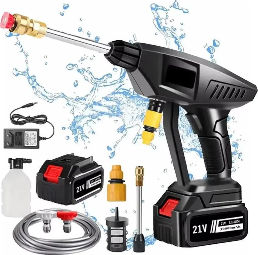 Nettoyeur haute pression pour voiture et jardin compatible Makita 18V
