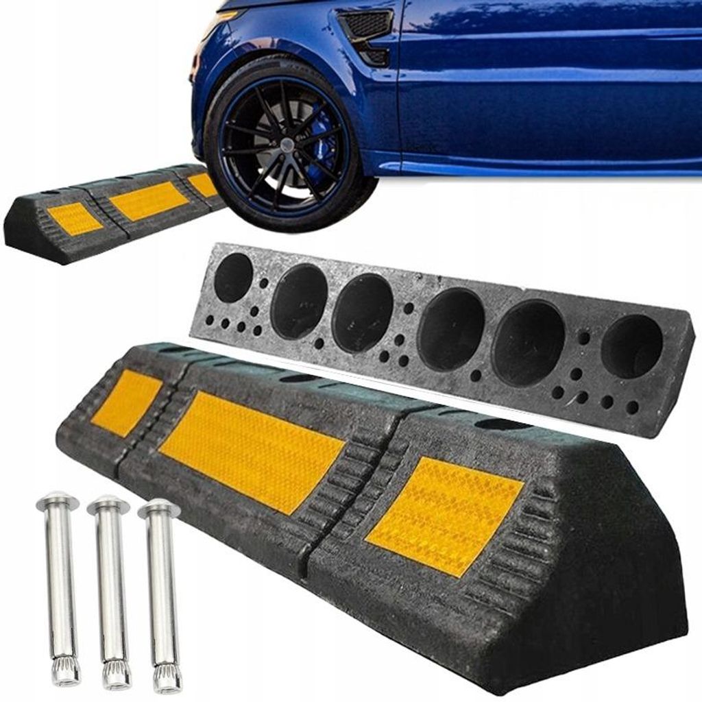 Parkplatzbegrenzer, Separator, Anfahrschutz + Schrauben