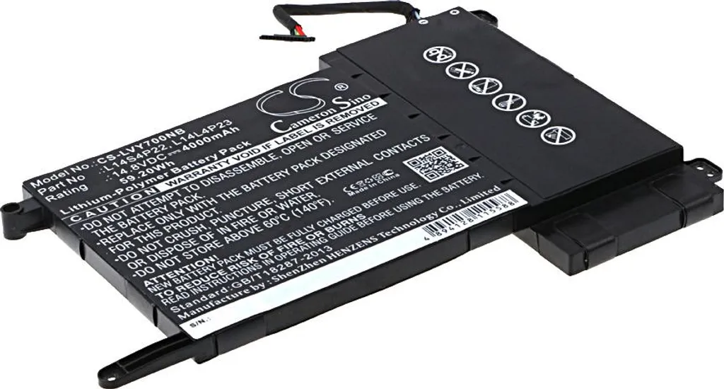 Batterie Lenovo Y700 Touch 60Wh - Longue Durée et Cellules Premium