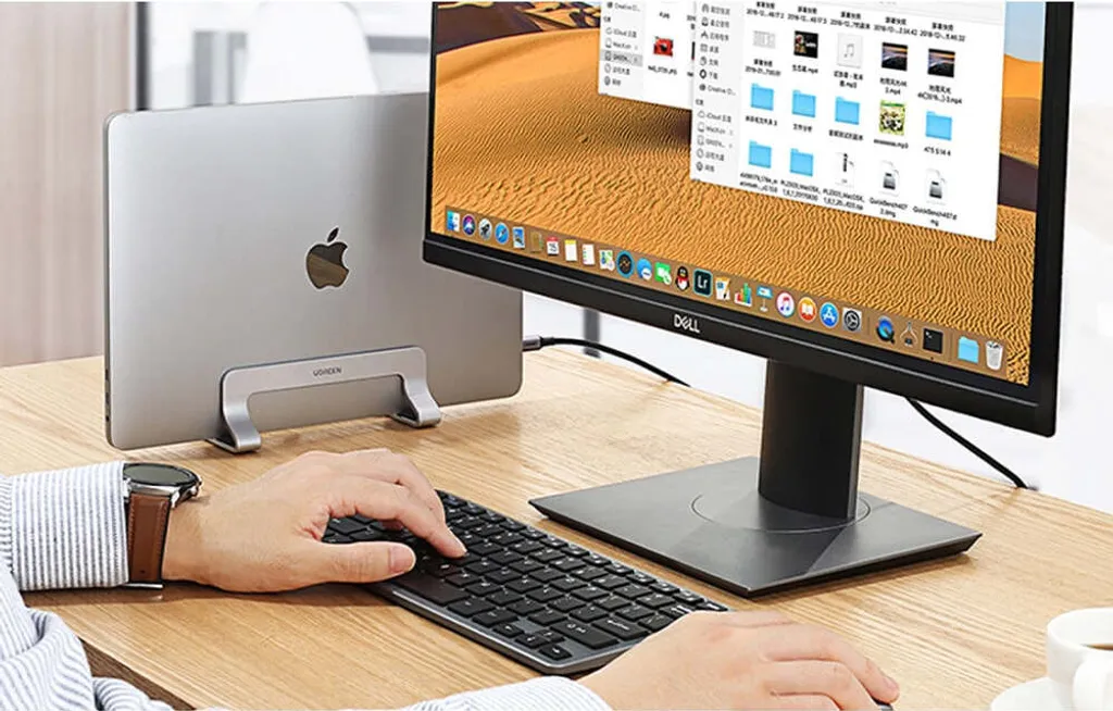 Support Vertical PC Portable Aluminium Ajustable avec Base Thermique Stable - 22