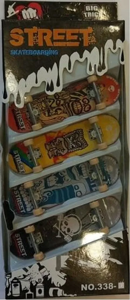 FingerBoard résistant Set de 4 skates pour éviter l'ennui et s'amuser