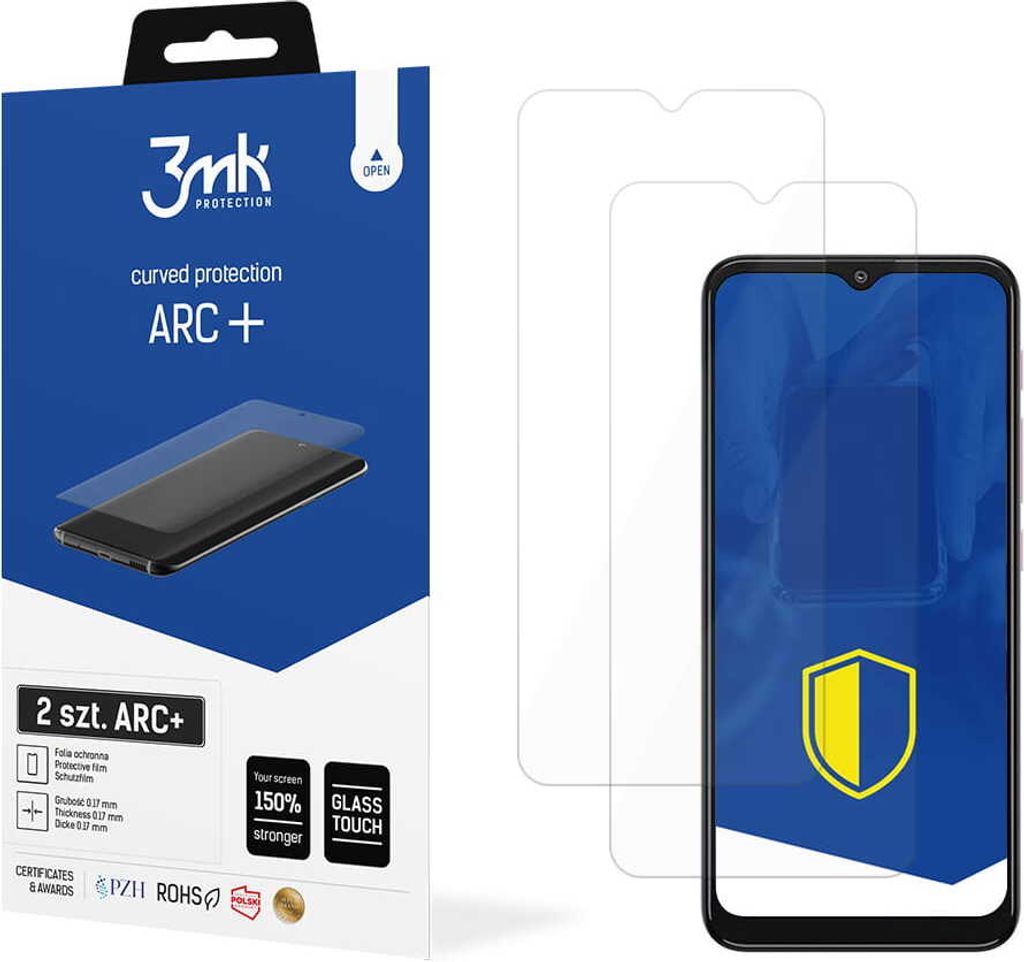 3mk Display Schutzfolie ARC+ für Motorola Moto G30/G10 0,17mm Self-Heal (2 Stück)