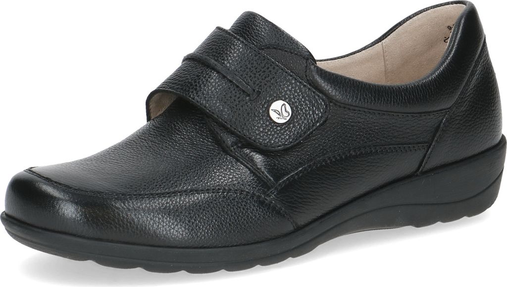 Caprice Damen Slipper 9-24753-45 022 Schwarz ,Leder Weite-H Gr.42