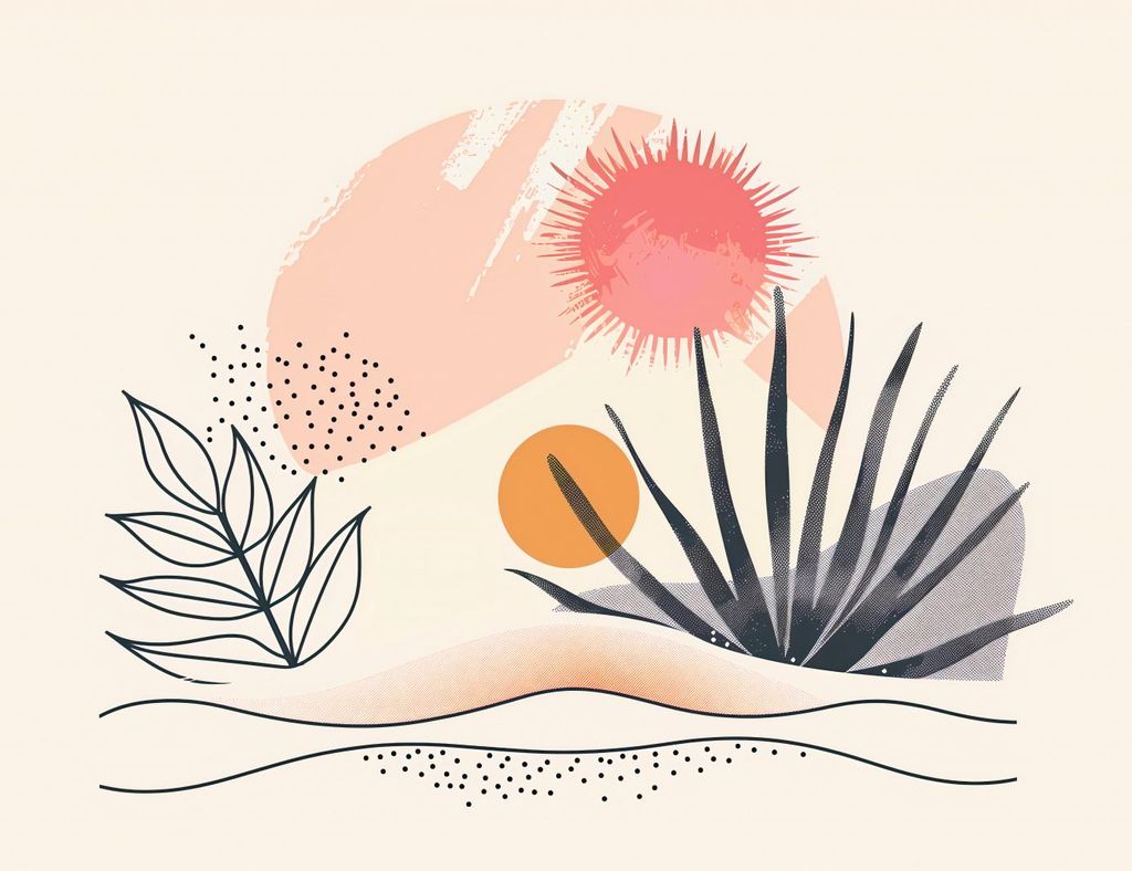 Plakat 65x50cm Tropische Dunkelheit