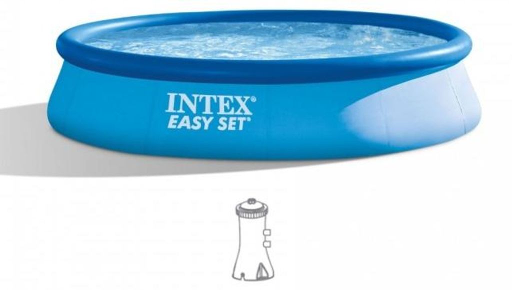 Ø 396 x 84 cm Intex Easy Set Ronde Piscine avec pompe Image du produit 