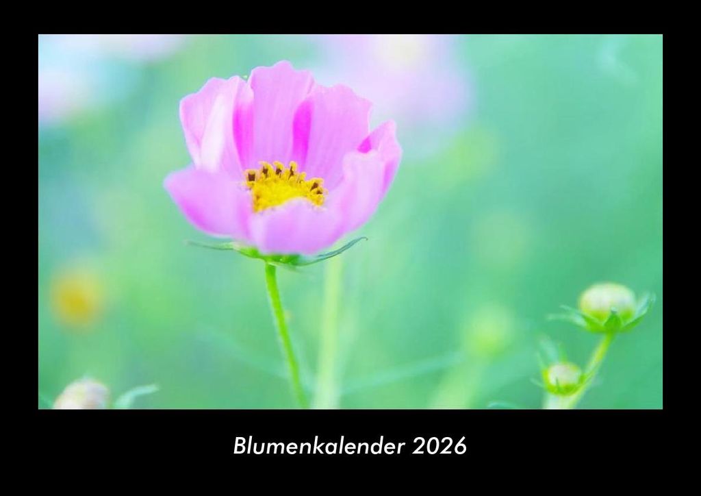 Blumenkalender 2026 Fotokalender - Querformat DIN A3, Monatskalender mit Bild-Motiven aus Fauna und Flora, Natur, Blumen und Pflanzen