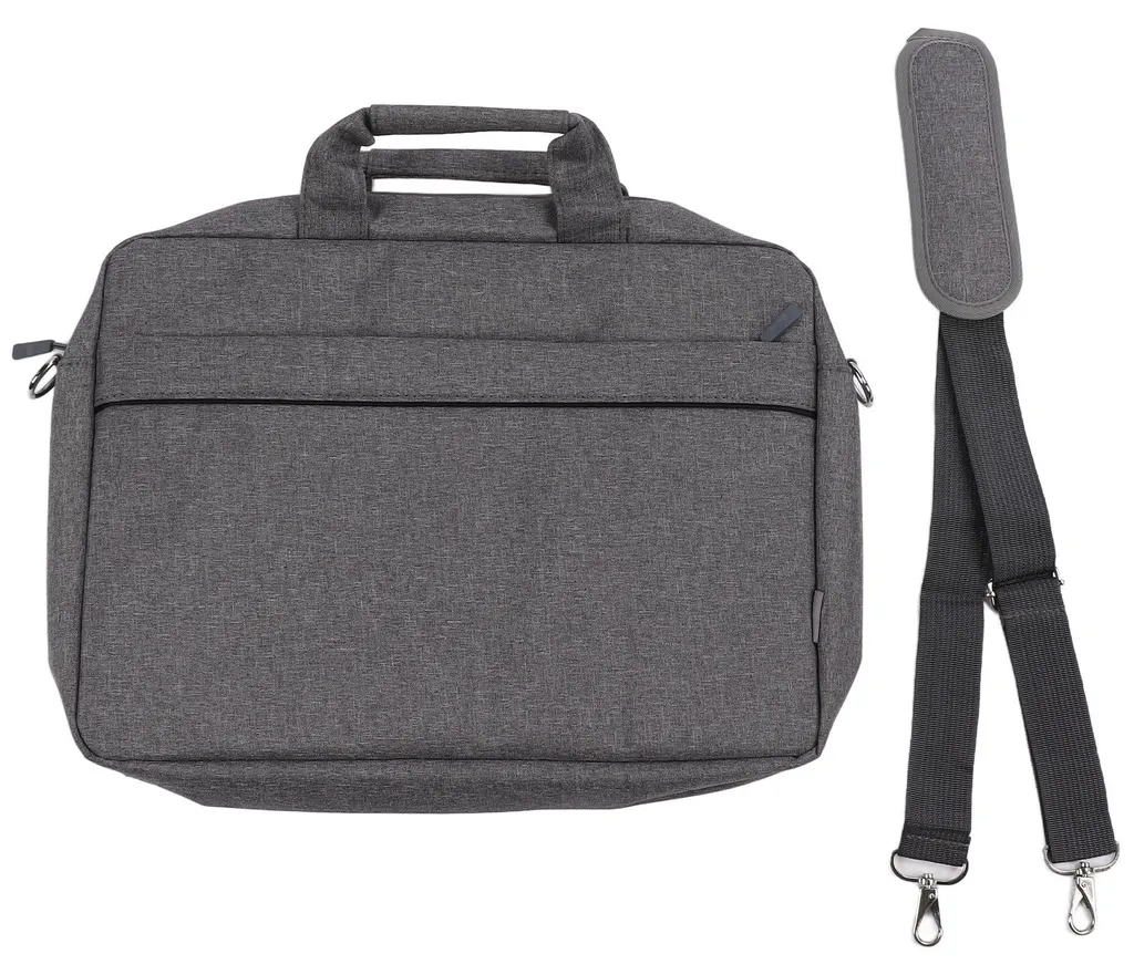Sacoche pour PC 15,6 pouces idéale pour le travail et l'université gris