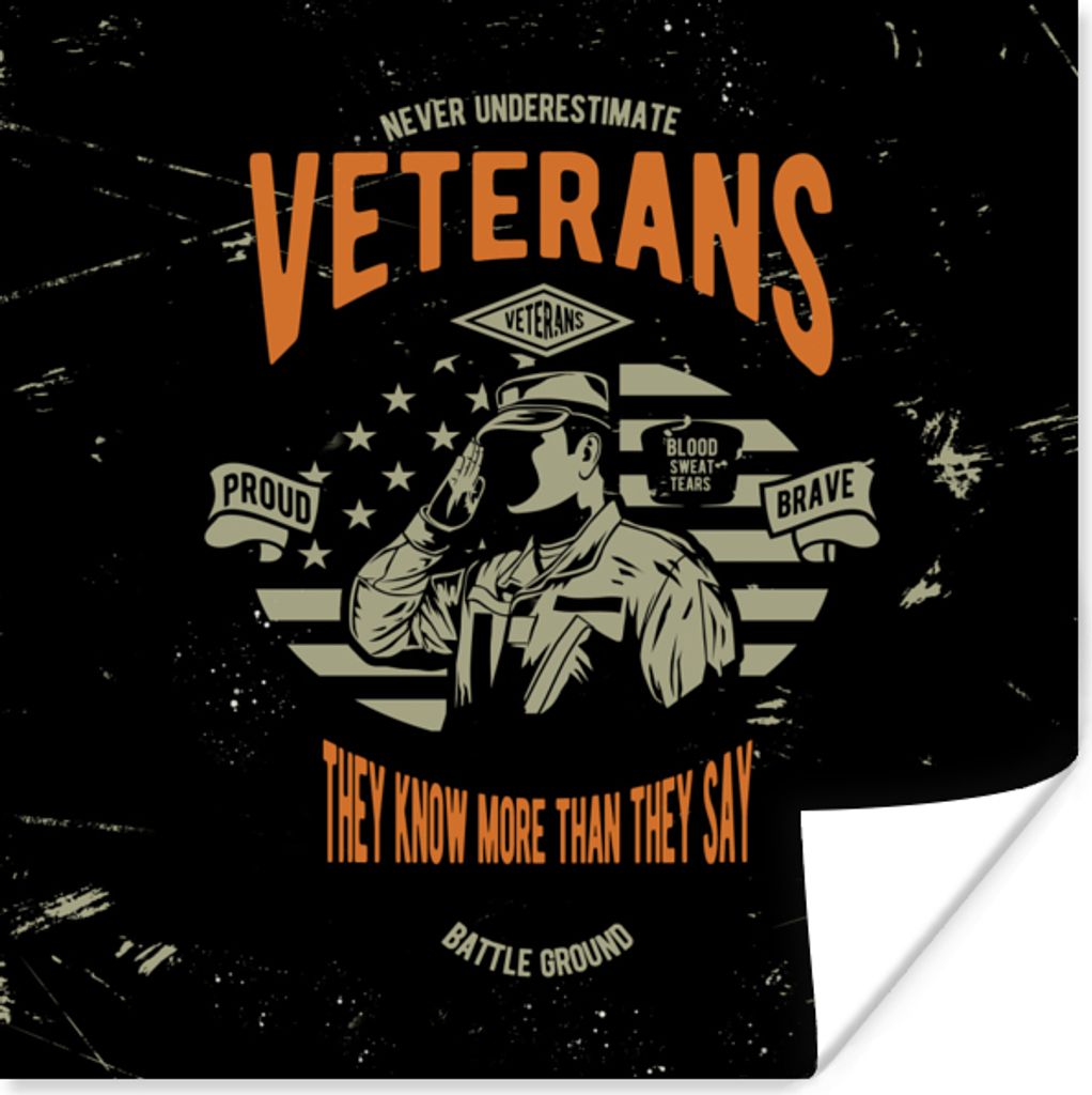 MuchoWow Poster Armee - Amerika - Jahrgang 100x100 cm - Babyzimmer