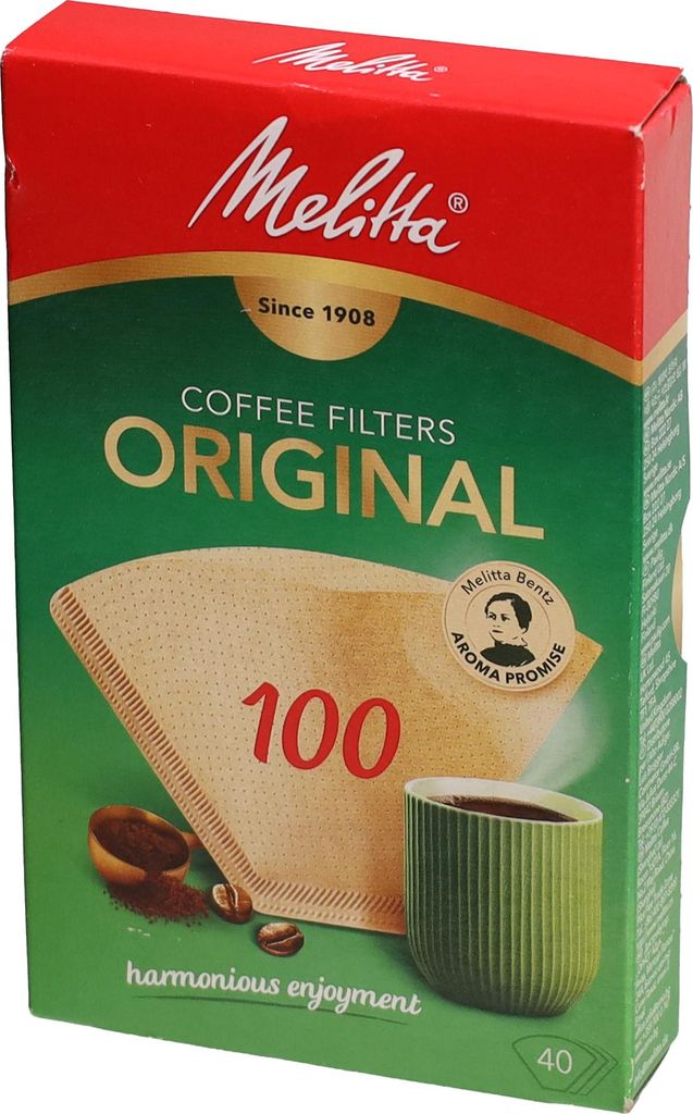 Melitta 12603.3, Einweg-Kaffeefilter, Papier, Braun, CE, Produktbild 