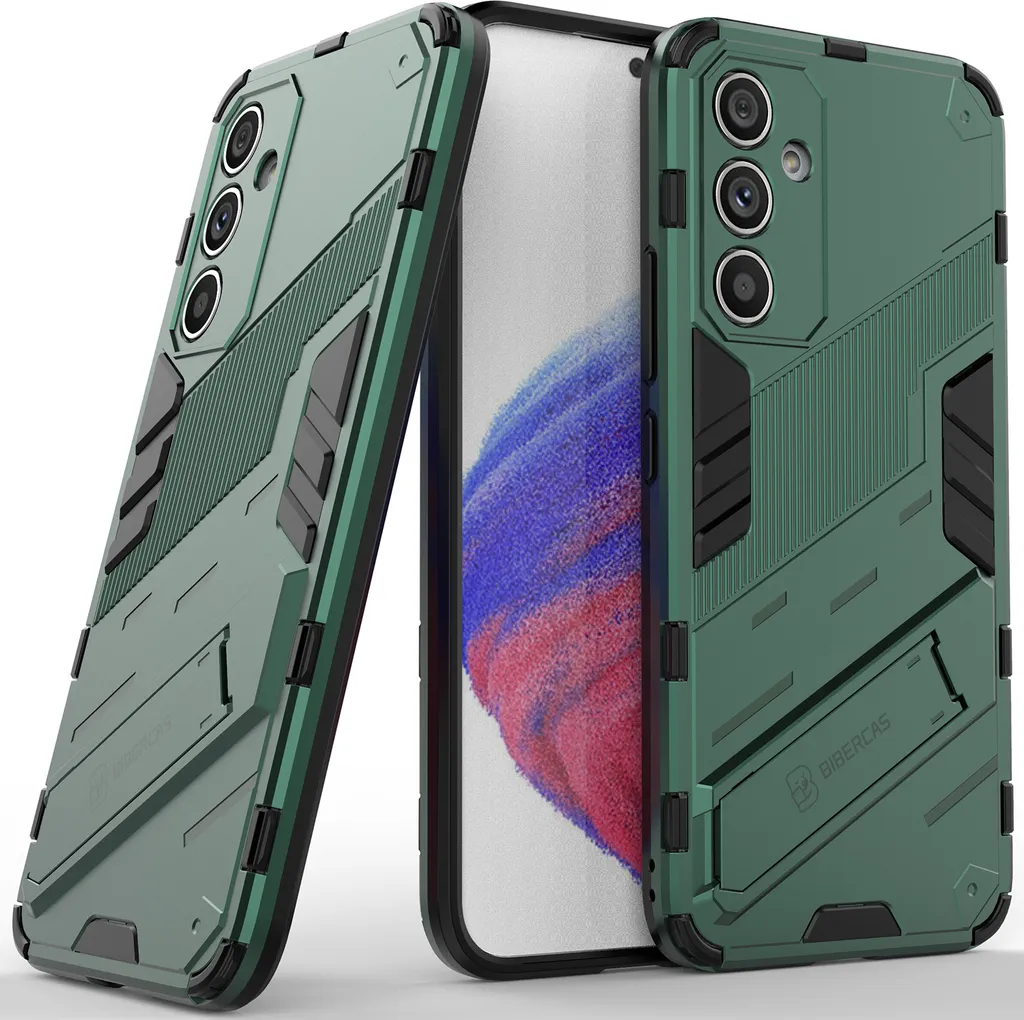 Cover Militare Samsung Galaxy A54 Verde | Supporto Video e Antiurto