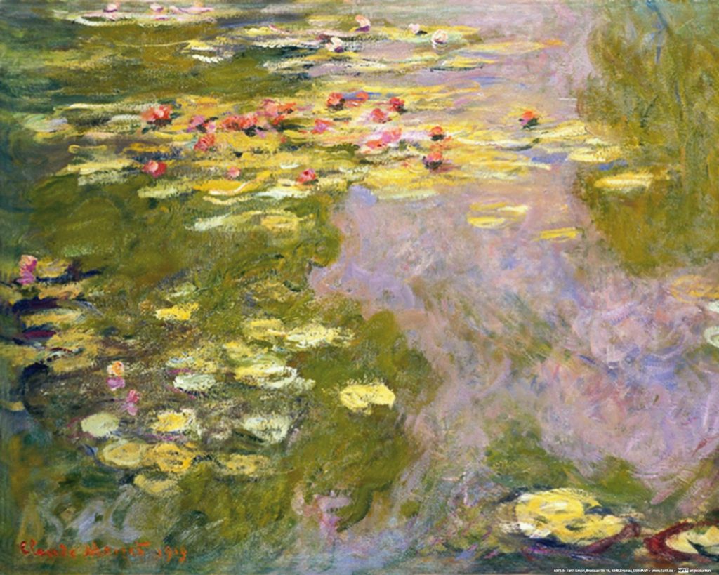 Claude Monet Kunstdruck Bild - Seerosen, 1919 (40 x 50 cm)