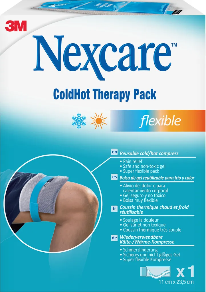 Nexcare ColdHot Flexible 3M: Sollievo Naturale Caldo e Freddo Riutilizzabile