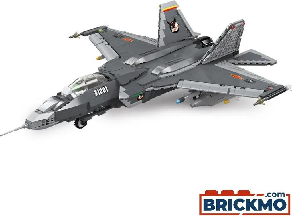Maquette Avion Jie Star FC-31 61051 Puzzle 3D Durable sans Colle ni Peinture
