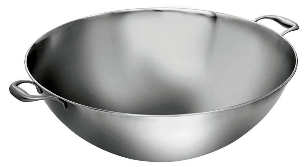 Bartscher XXL Wokpfanne Edelstahl, Ø 510 mm, 22 Liter, Produktbild 