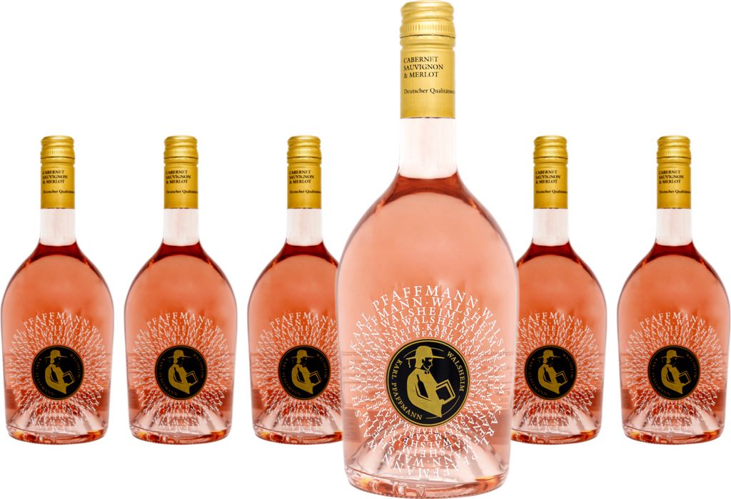 6 x Karl Pfaffmann Cabernet Sauvignon & Merlot Rosé Produktbild 