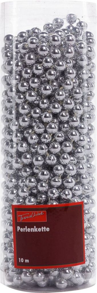 TrendLine Perlenkette bruchfest, langlebig 10 m silber Produktbild 