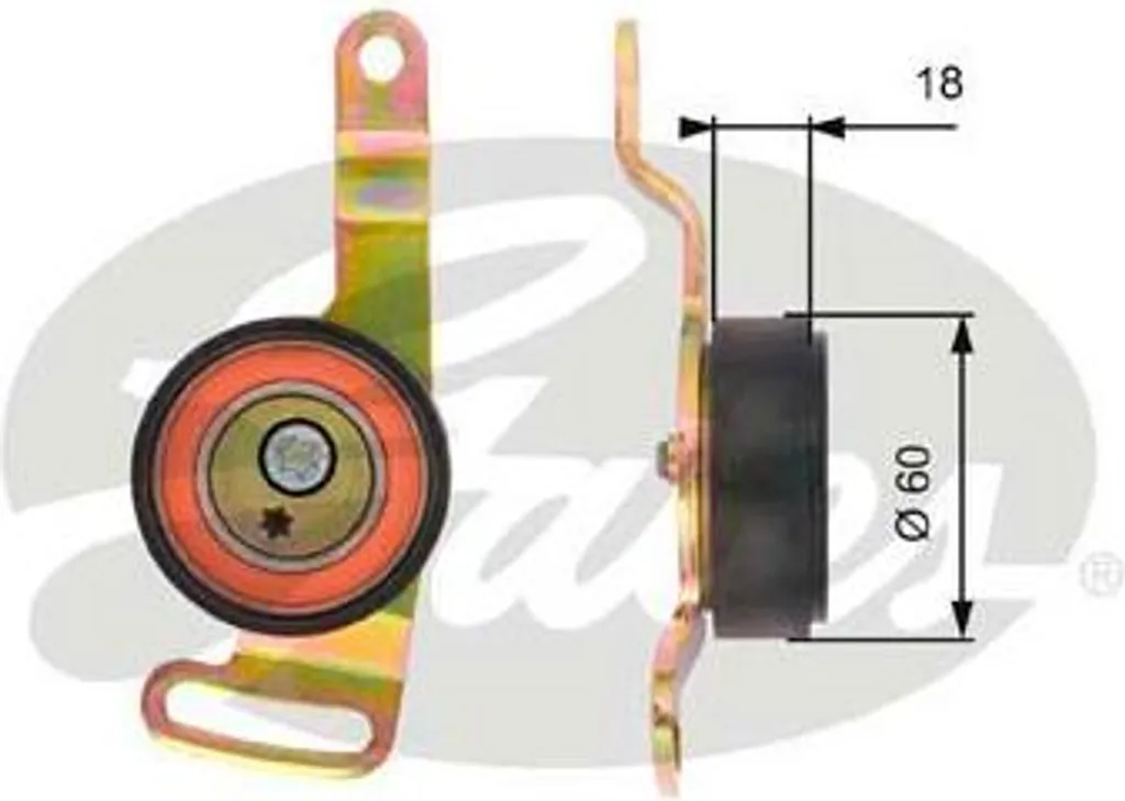 Éliminez les Bruits de Courroie Smart avec le Galet GATES T39119 OE