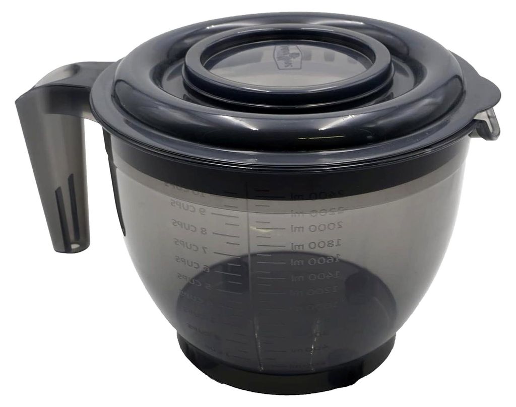 Rührschüssel mit Deckel 2 Liter Kunststoff