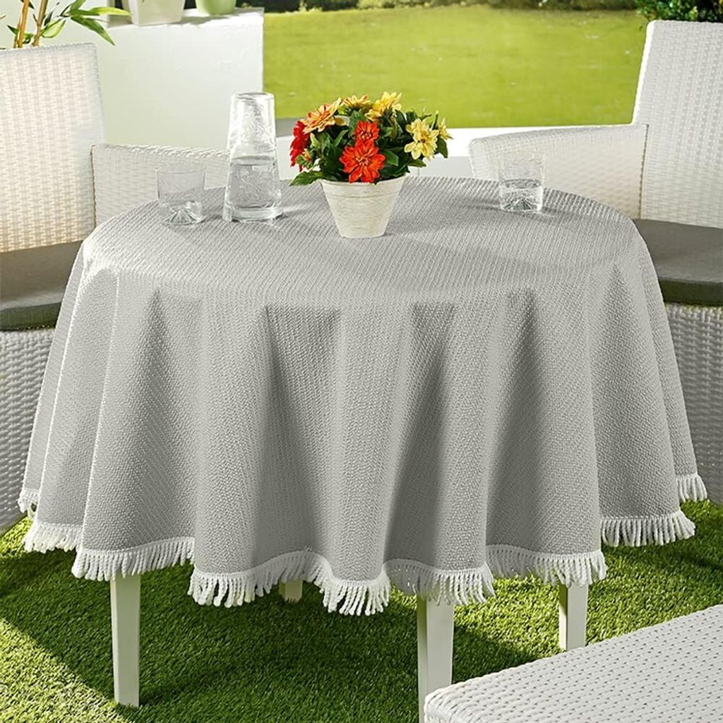 EMHELLE tovaglia da giardino balcone terrazzo 160 cm Immagine del prodotto 