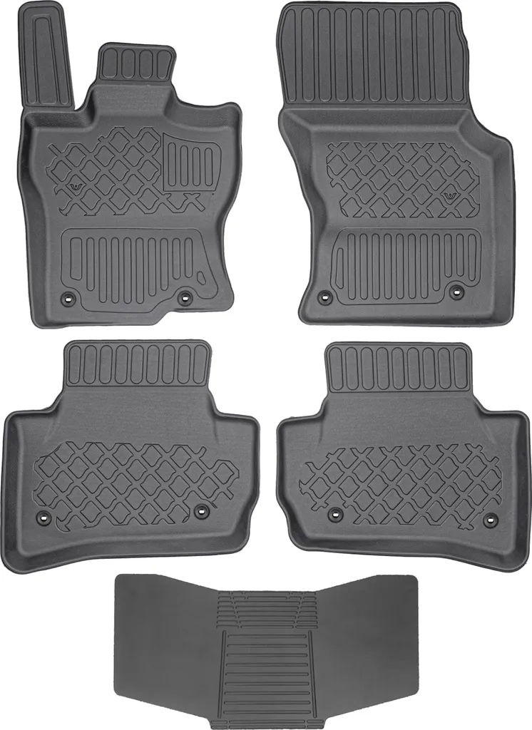 Tappetini In Velluto Su Misura Per Porsche 924 (2 Pezzi): Set Di Zerbini Anteriori Di Lusso, Anti-scivolo - 4