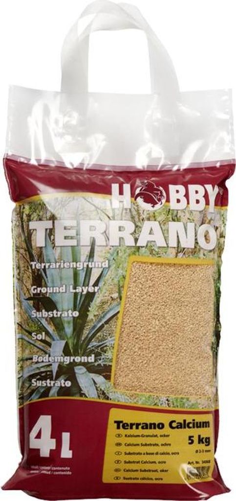 Hobby Terrano Calcium, naturel, Ø 2 - 3 mm, 5 kg Image du produit 