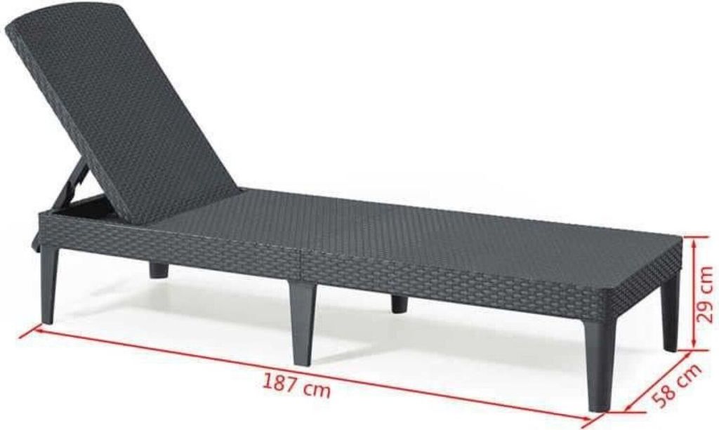 Lehátko Keter Jaipur Graphite Grey 235162 Obrázek produktu 4