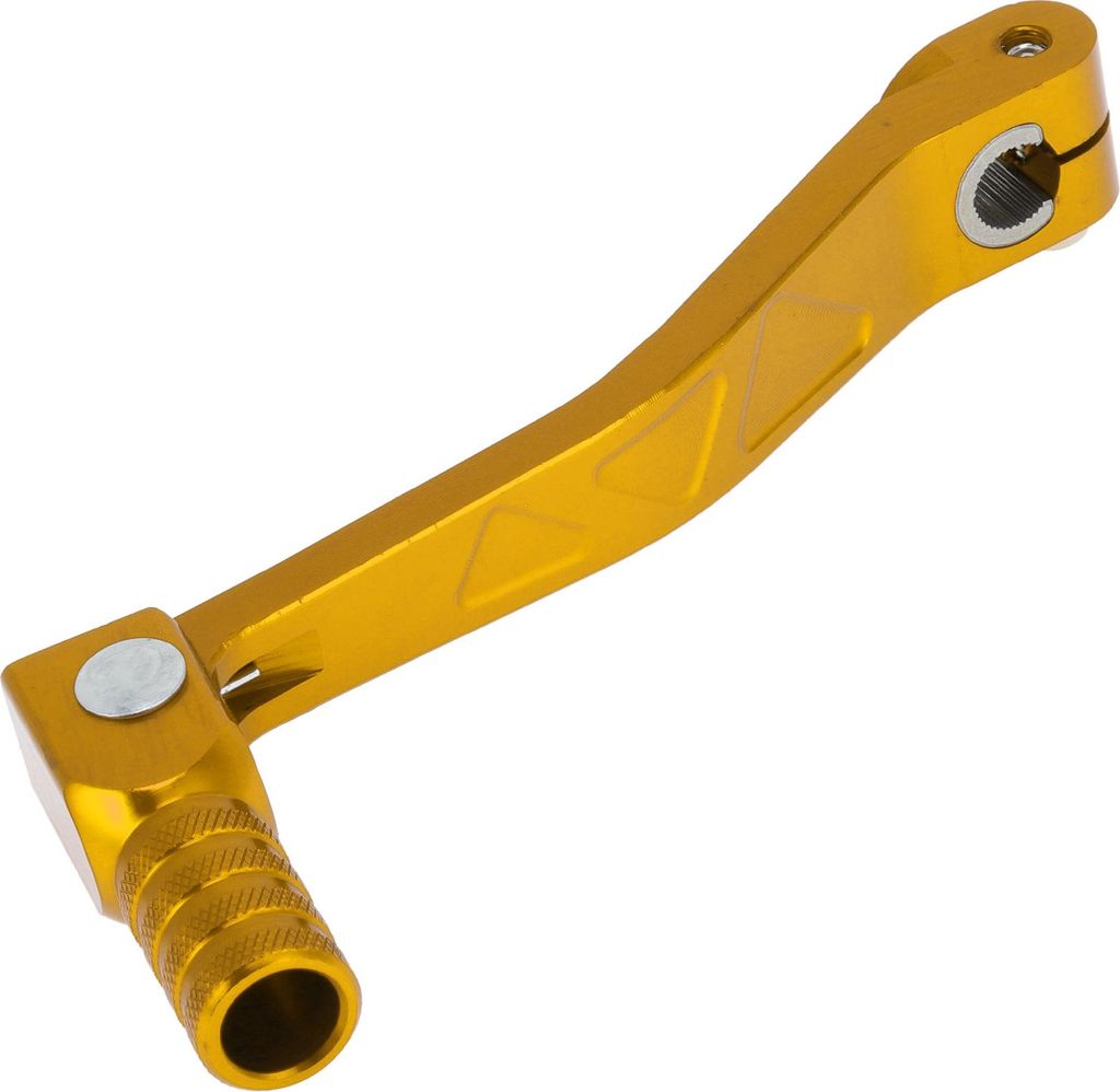 Klappbarer Motorrad Schalt Hebel für Apollo BBR Aluminium Legierung Pedal Schalt Hebel Arm Gold Ton