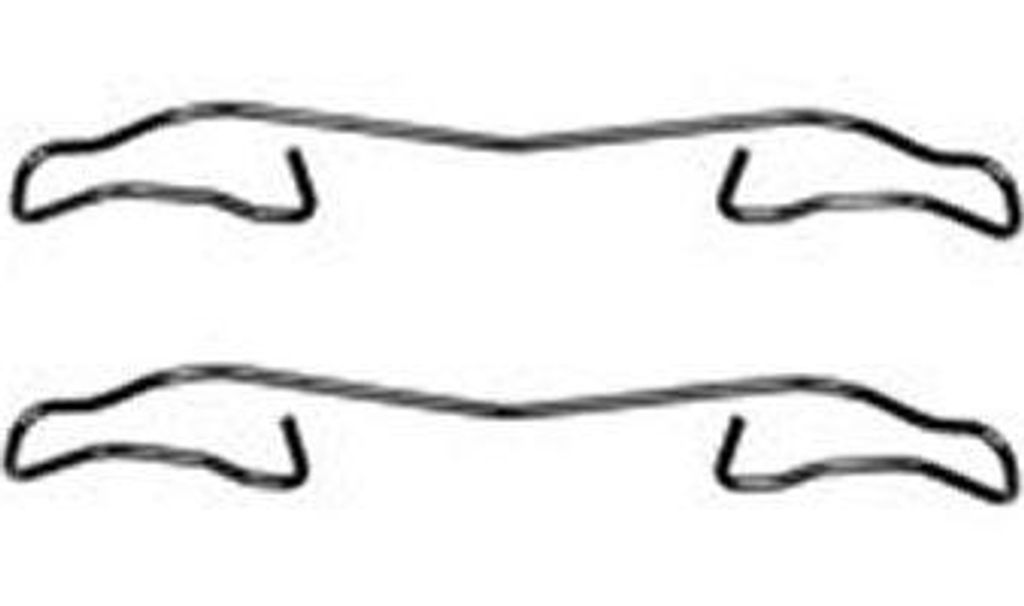 TRW PFK347 Zubehörsatz, Scheibenbremsbeläge OE 6531187 kompatibel mit Cougar, Focus, Mondeo, Tourneo, Transit, Scenic, Laguna, Megane, Twingo, Ve...