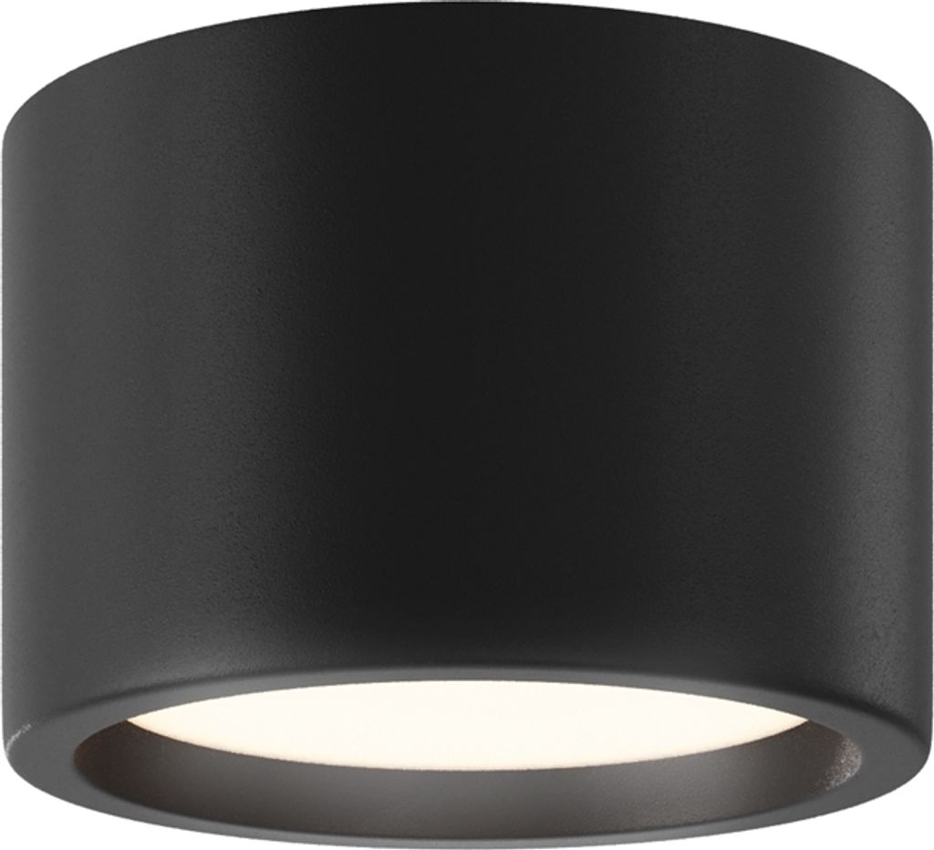 Maytoni Deckenstrahler Hydra LED incl. Schwarz aus Aluminum 10W für Küche, Schlafzimmer, Wohnzimmer, Esszimmer, Lobby