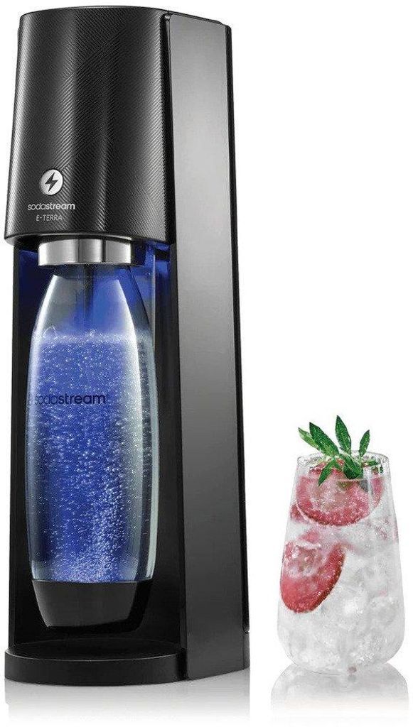 SodaStream E-Terra, model: Kov, kleur: zwart, afmetingen: Productafbeelding 