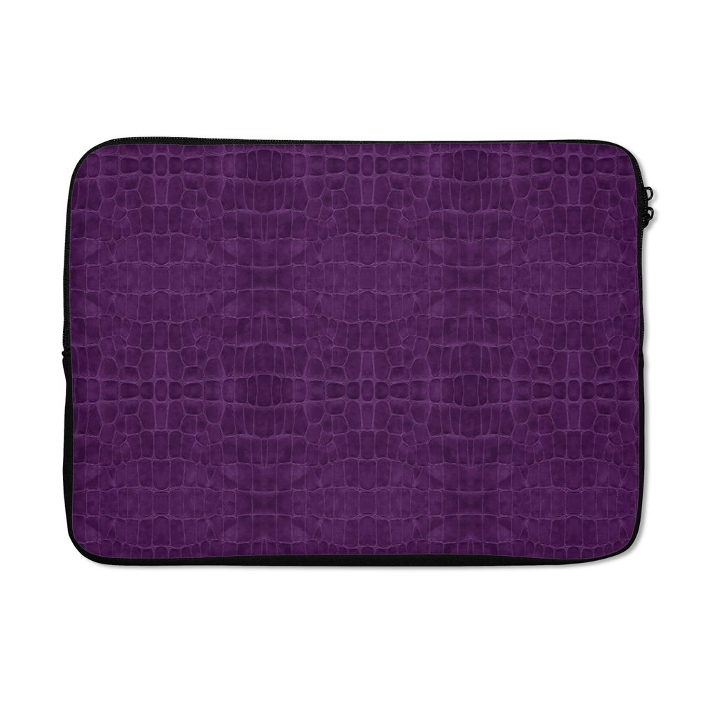 MuchoWow Laptop Hülle 13 Zoll Leder - Textur - Tiere Laptoptasche - Laptophülle - Sleeve - Rundumschutz