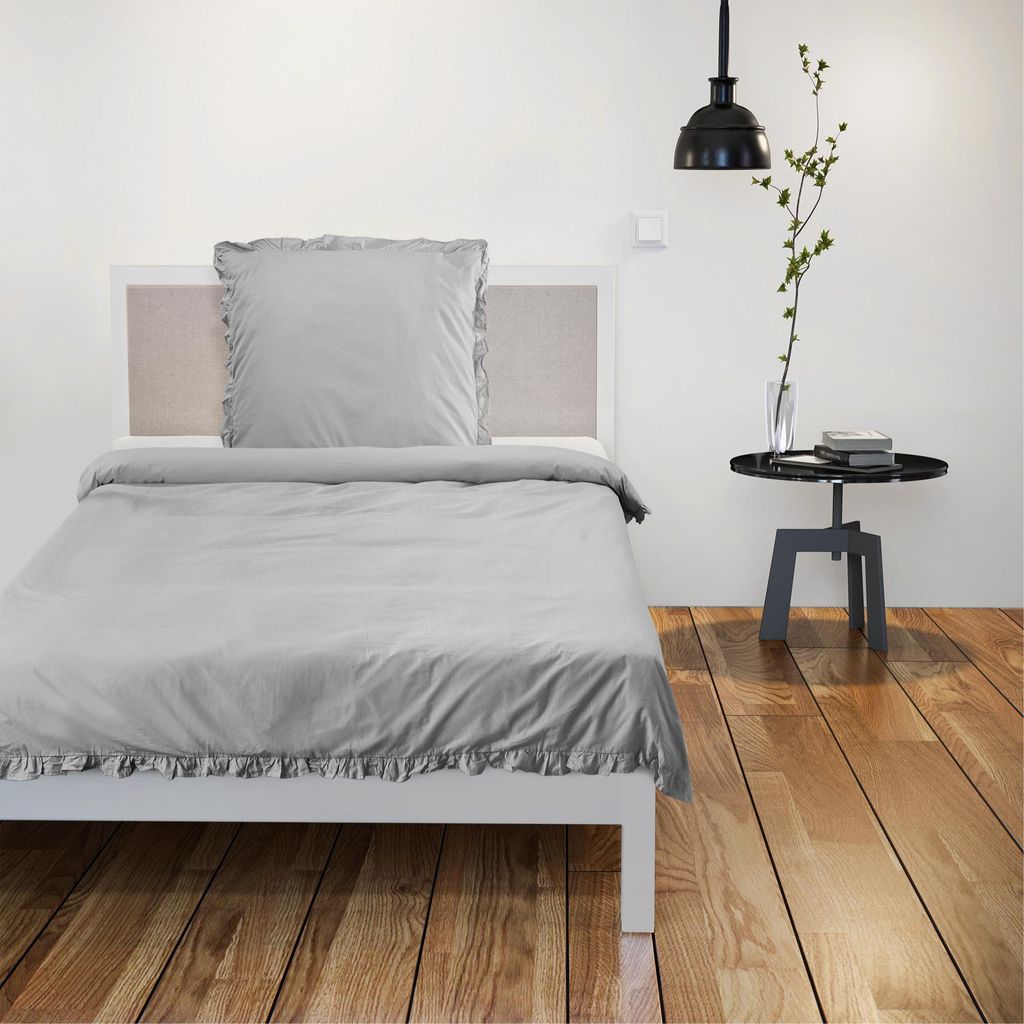 JEMIDI Bettwäsche mit Rüschen Set - 135 x 200 cm - Einzel Produktbild 