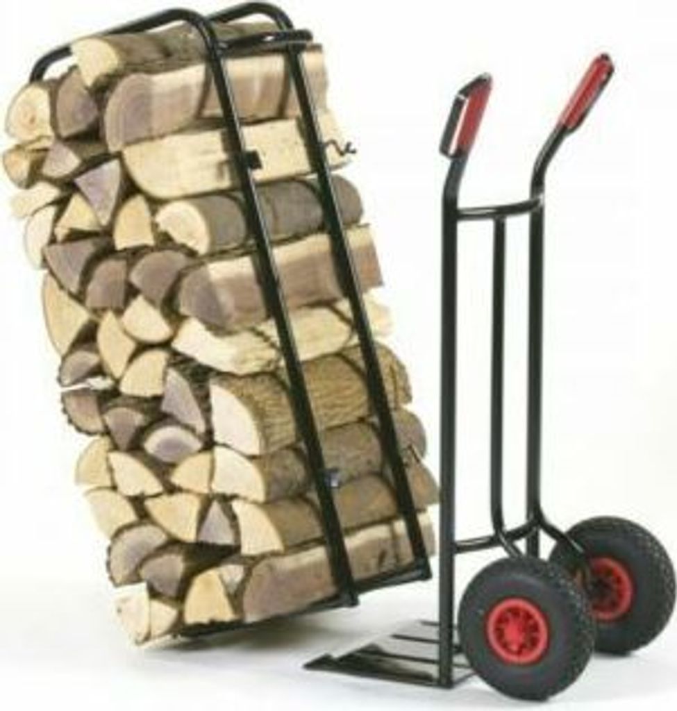 STARKE Sackkarre für Holz Kaminholzwagen Brennholzkarre Produktbild 2