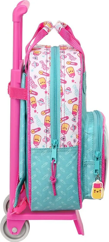 Safta Bellies Mini 765 Sac à Dos à Roulettes Multicolore pour Enfant