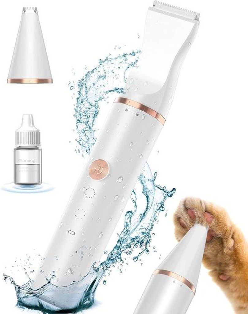 Hunde-Pfoten-Schleifer, stumme Hunde-Tontrimmer, Pfotenreiniger für Hunde, Katzen, Füße, Augen, Ohren, Gesicht