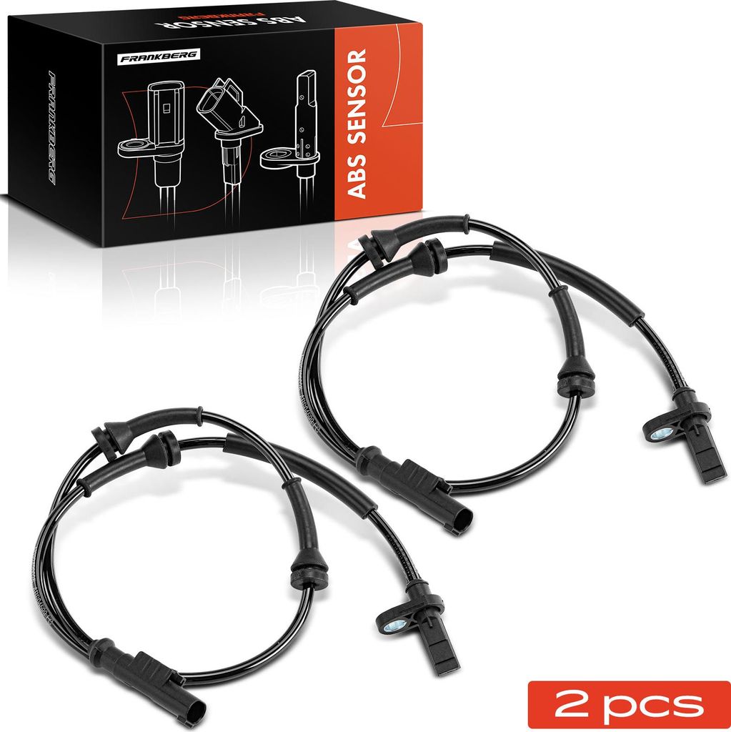 Frankberg 2x ABS Sensor Hinterachse beidseitig für Fiat Panda 312 319 Panda Van 312 519 0.9L 1.2L Bj ab 2012