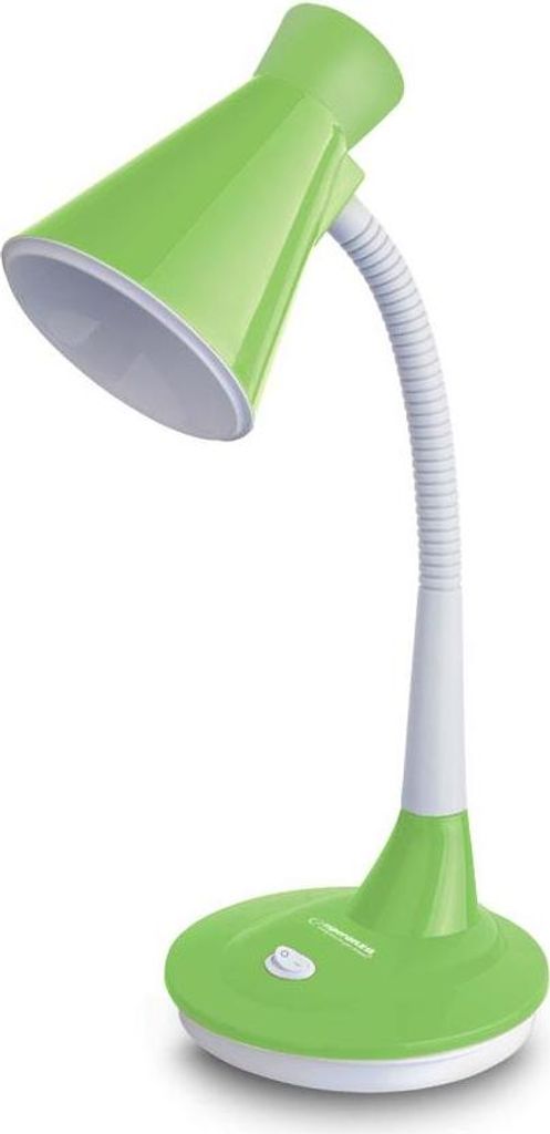 Esperanza Schreibtischlampe E27 Diadem Grün